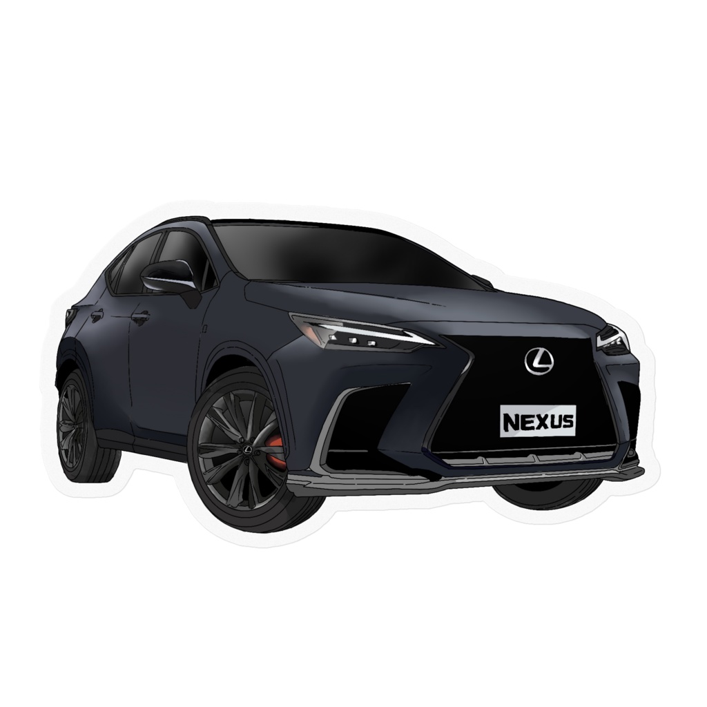 F SPORT クリアステッカー(ブラック)