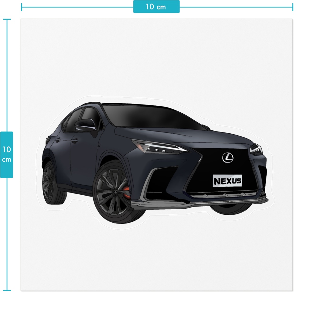 F SPORT クリアステッカー(ブラック)