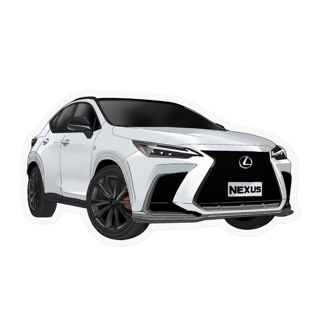 F SPORT クリアステッカー(ホワイトノーヴァ)