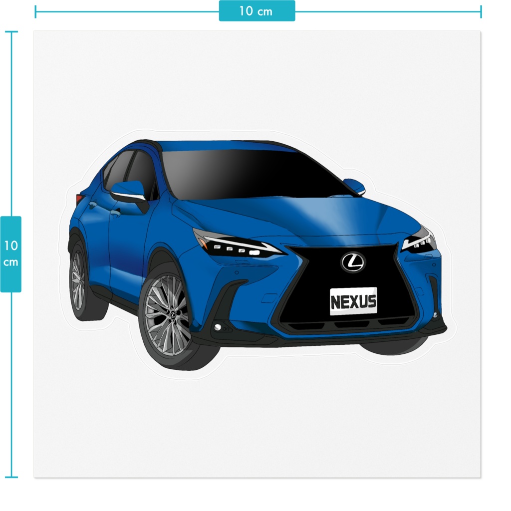 ノーマル クリアステッカー(セレスティアルブルー)