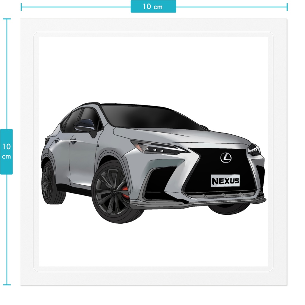 F SPORT クリアステッカー(ソニチタ)