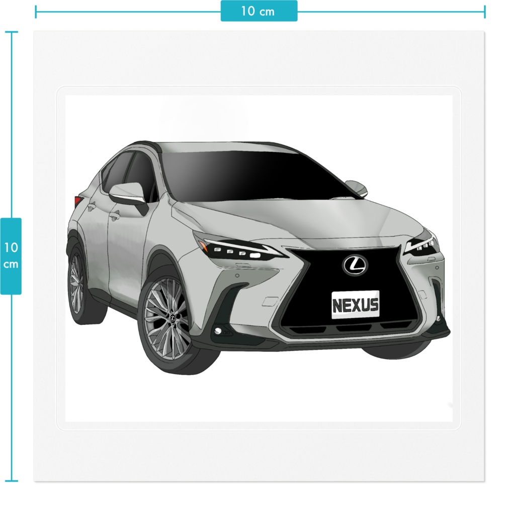 ノーマル クリアステッカー(ソニチタ)