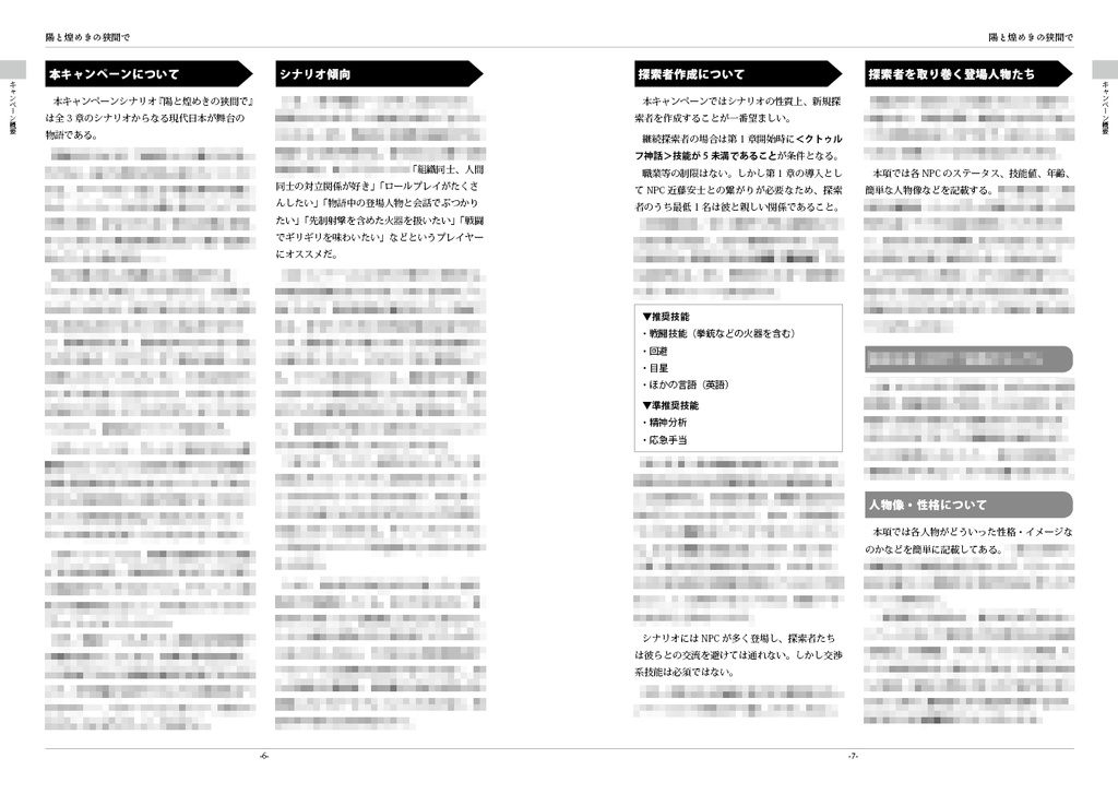 【CoC】陽と煌めきの狭間で