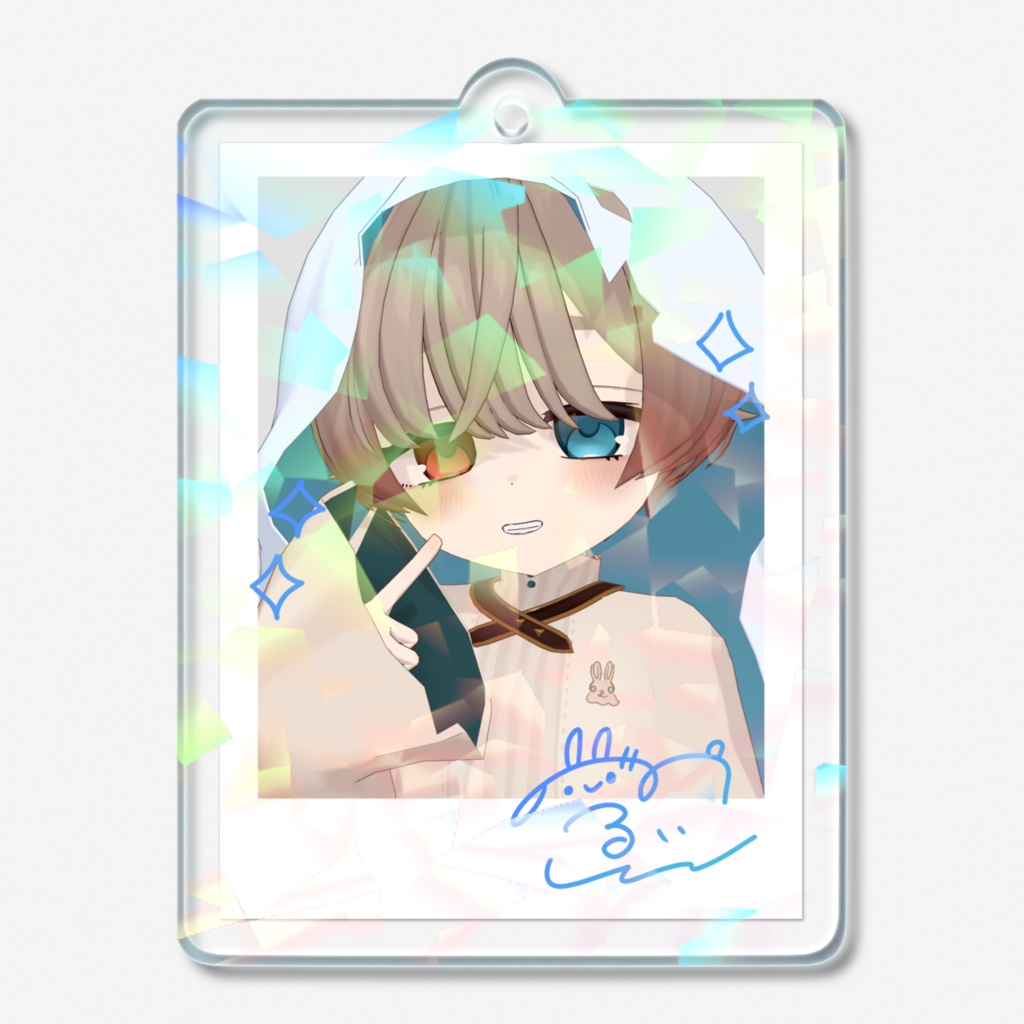 ホログラムアクキーver.チェキ風B