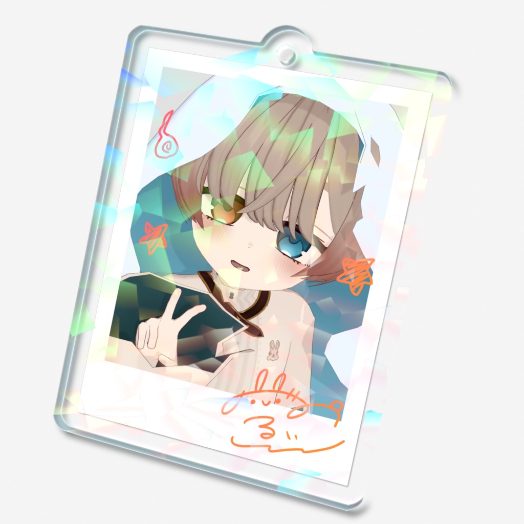 ホログラムアクキーver.チェキ風A