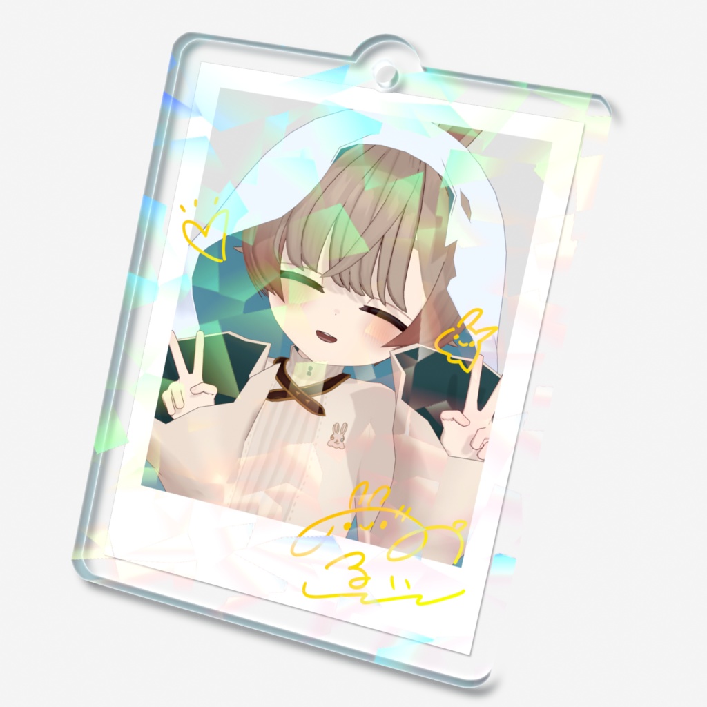 ホログラムアクキーver.チェキ風C