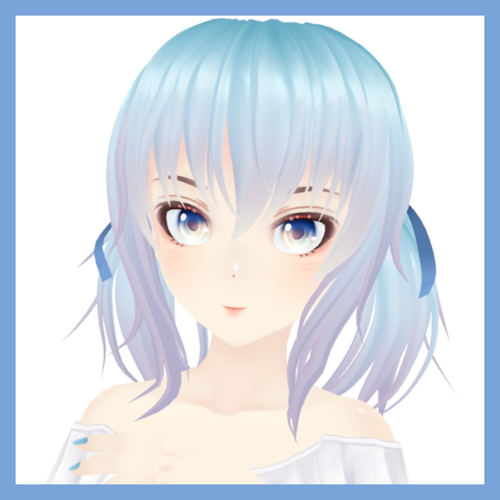 【FREE/無料】「Vroid」Simple Eye Texture + Eyeline