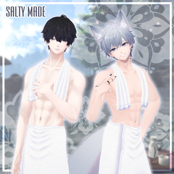 【男性アバター複数対応】湯の花バスタオルForMan