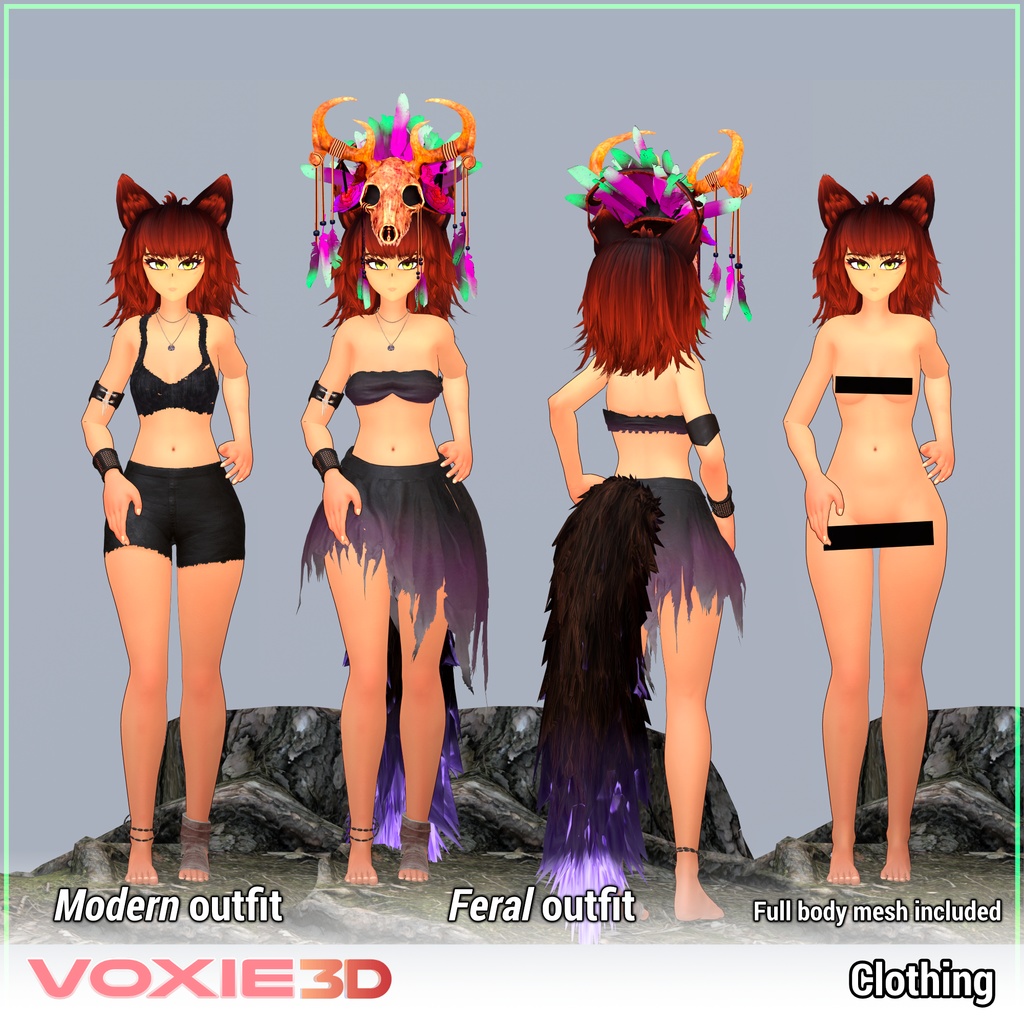 [オリジナル3Dモデル] Mari [VRChat and ChilloutVR Avatar] - VOXIE3D AVATARS - 2/7