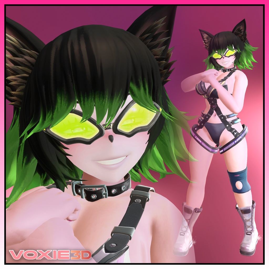 [オリジナル3Dモデル] LOVE [VRChat Avatar] - VOXIE3D AVATARS - 7/7