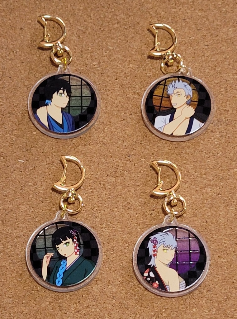 【WW】真神アクキー(和装)【4種】(セット価格有り)