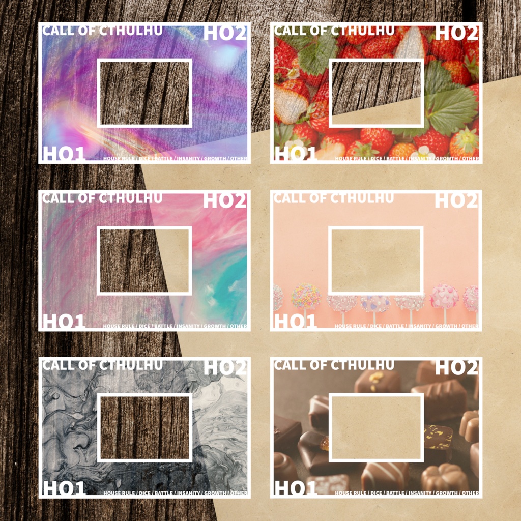 【ココフォリア用】いい感じのお部屋素材(HO有2PLシナリオ向け)