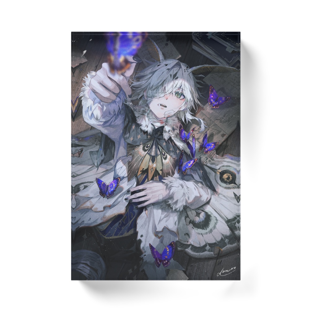 蝶になりたかった - アクリルブロック -