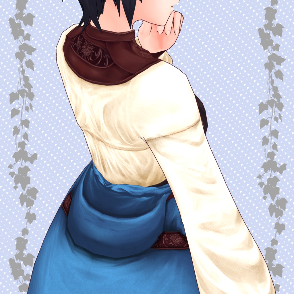 【β版/無料】道具屋の娘御【VRoid用テクスチャ】