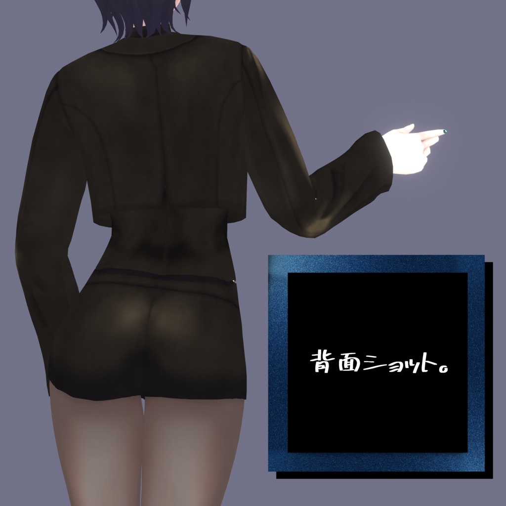 【無料サンプル】セットアップ衣装 Tumble(タンブル)【VRoid正式版】