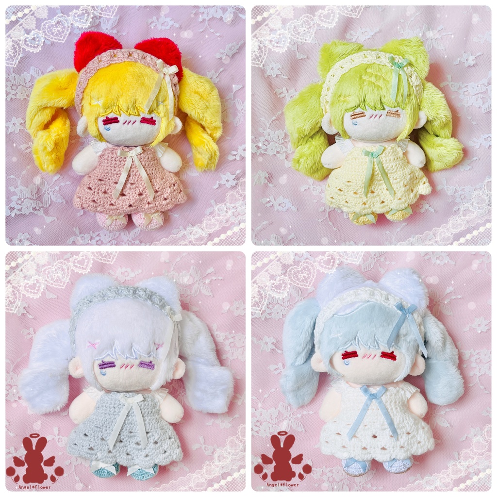 キャミワンピ3点セット 10cmぬいサイズ