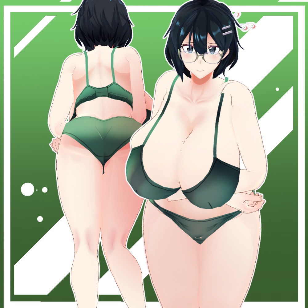 オリジナル3Dアバター「四宮さん」