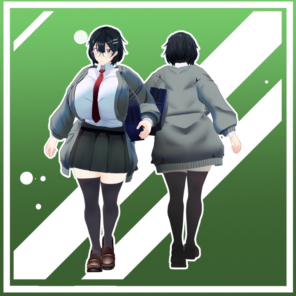 オリジナル3Dアバター「四宮さん」