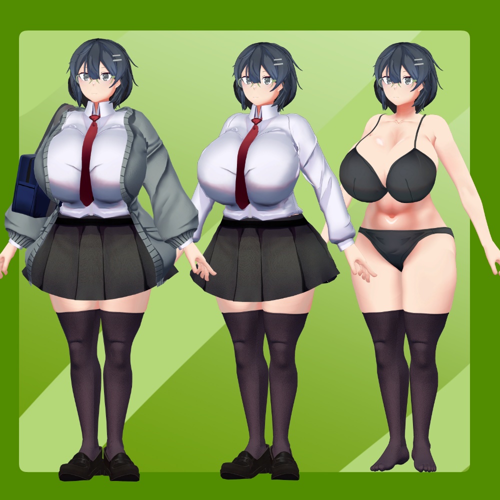 オリジナル3Dアバター「四宮さん」