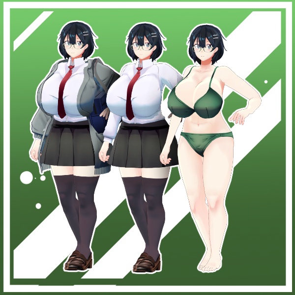 オリジナル3Dアバター「四宮さん」