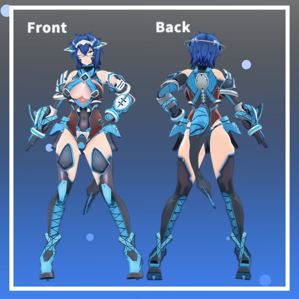 オリジナル3Dモデル「深海サオリ」