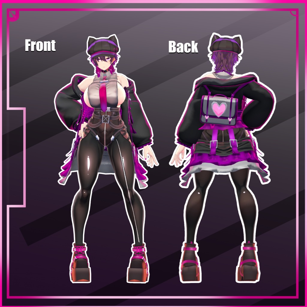 オリジナル3Dモデル「ラクレイ」