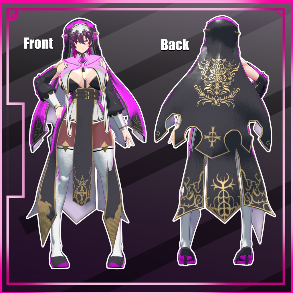 ラクレイさん対応衣装「シスター衣装」