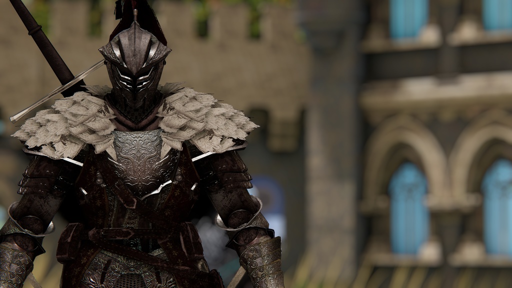 オリジナル3Dモデル「流浪騎士」