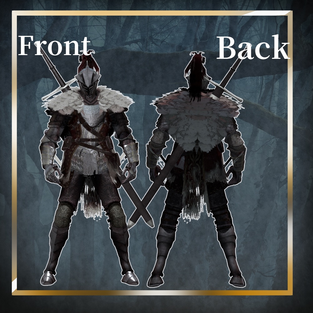 オリジナル3Dモデル「流浪騎士」