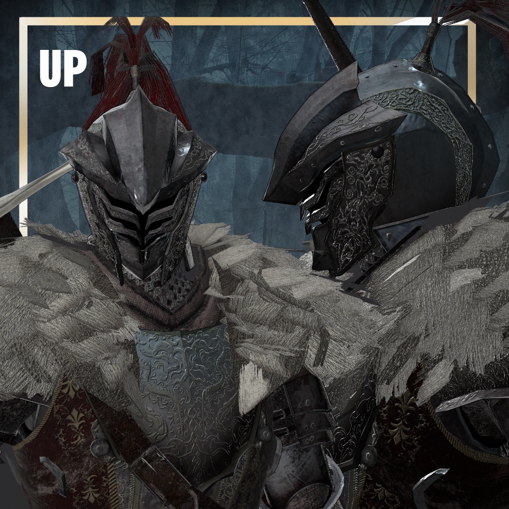 オリジナル3Dモデル「流浪騎士」