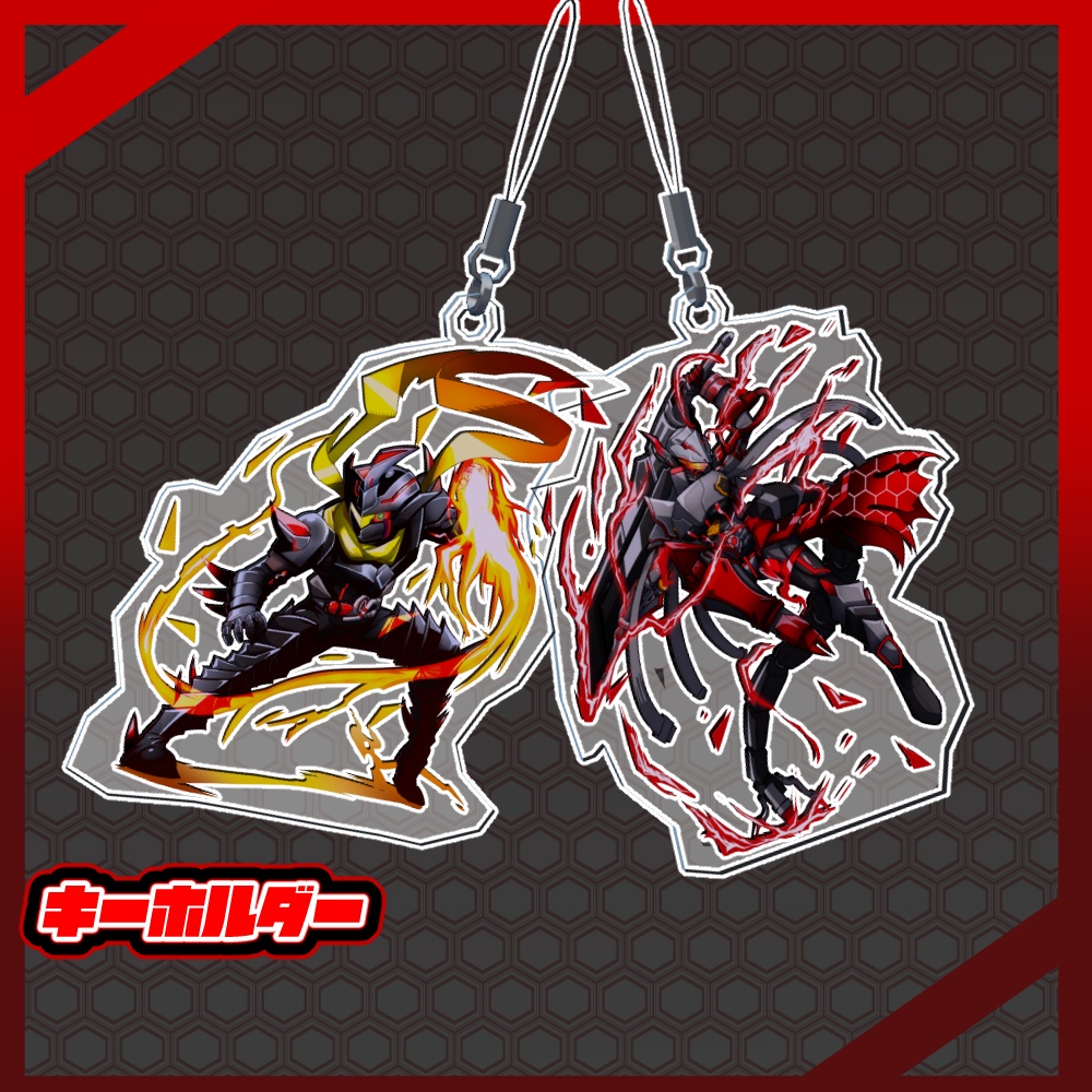 【VRC向け】ヴィランショーⅥアクスタ&アクキーセット(3Dモデル版)