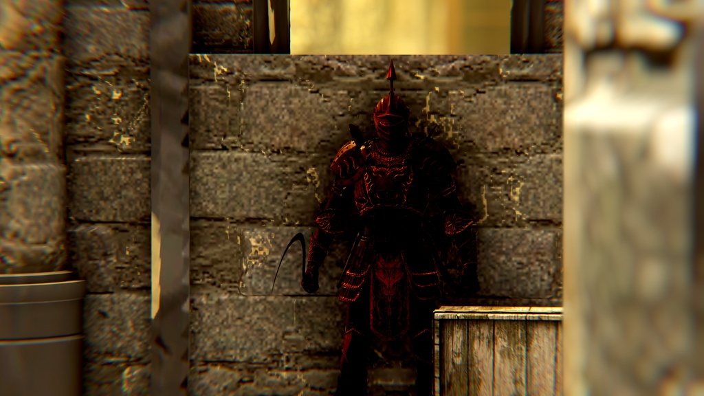 オリジナル3Dモデル「赤銅騎士」