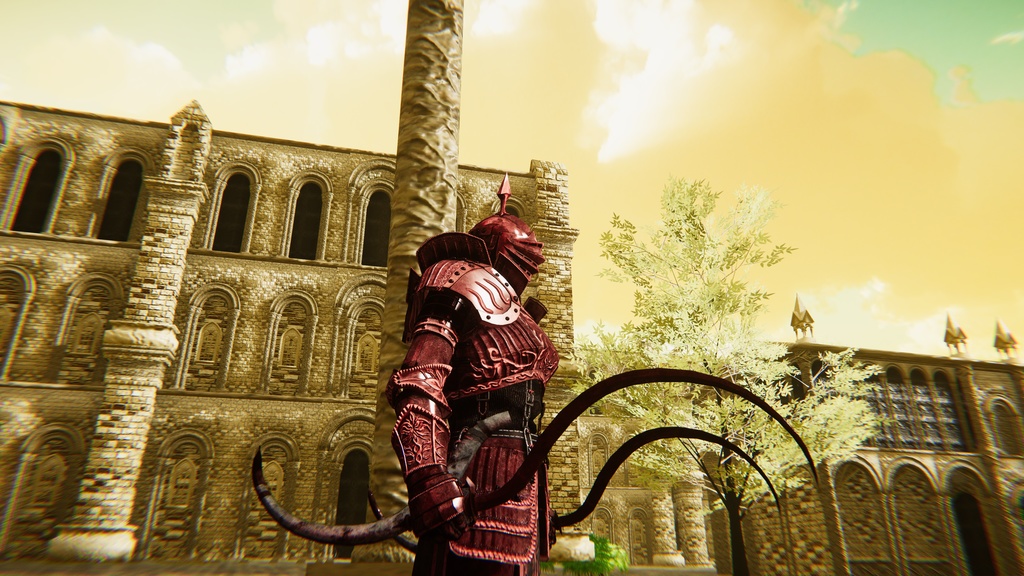 オリジナル3Dモデル「赤銅騎士」