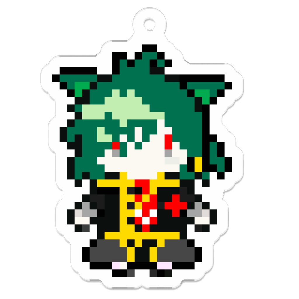 【アクリルキーホルダー】ドッド絵しーくん【死神装束】