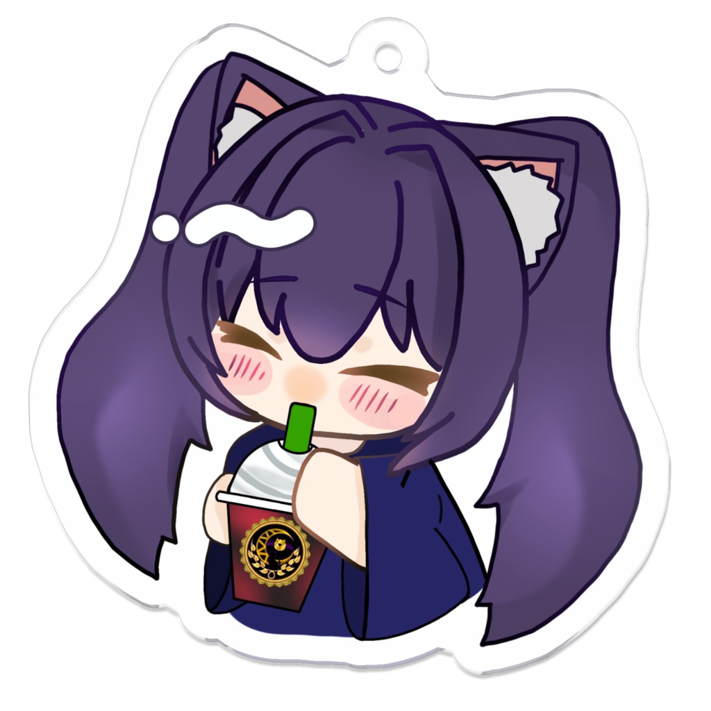ドリンクミニキャラくれあさま