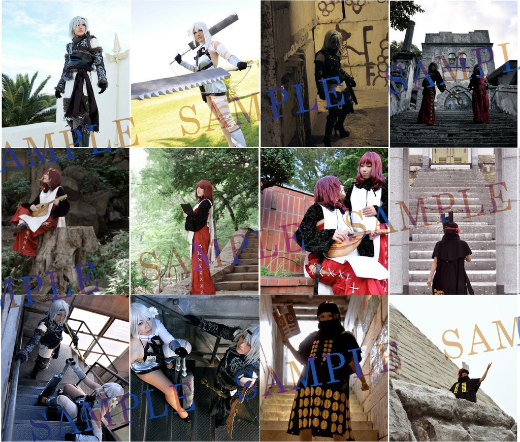 アウトレット品/旧作:NieR RepliCant コスプレ写真集(MemoRias):フルカラー92P