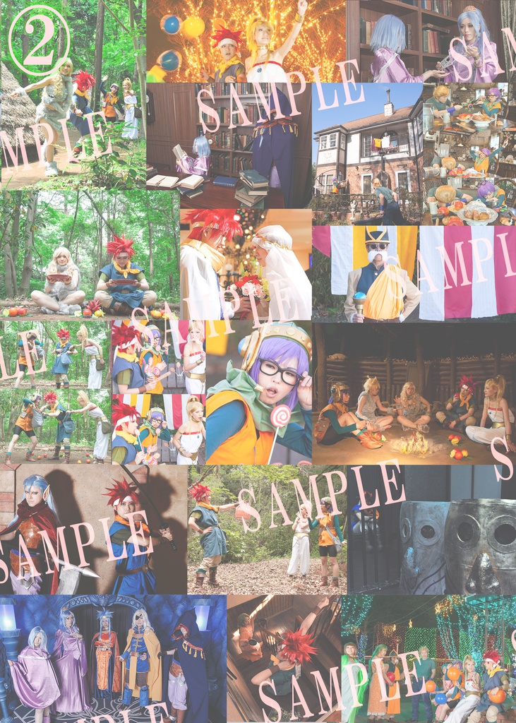 【展示のみ】旧作:クロノトリガーコスプレ写真集(Fly about Spacetime ! vol.1):フルカラー36P【C95】