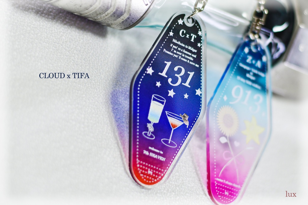 FF7・モーテルキーホルダー(アクキー)<ザクエア・クラティ>