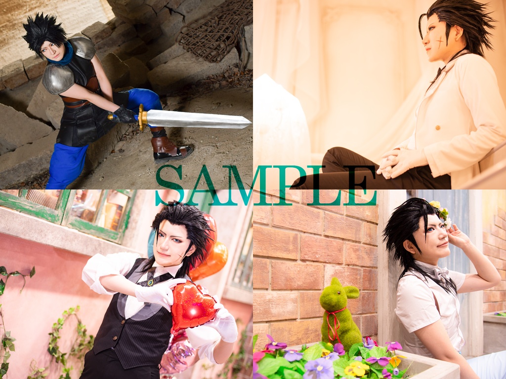 【2025/12/31迄】C101・FF7コンピ+α ザックスコスプレ写真集「ZAX」:フルカラー108P