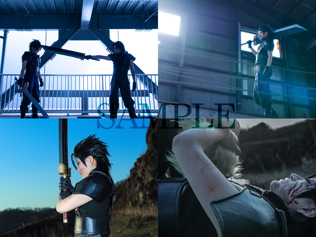 【2025/12/31迄】C101・FF7コンピ+α ザックスコスプレ写真集「ZAX」:フルカラー108P