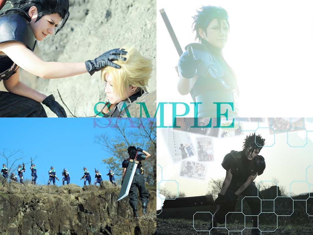 【2025/12/31迄】C101・FF7コンピ+α ザックスコスプレ写真集「ZAX」:フルカラー108P