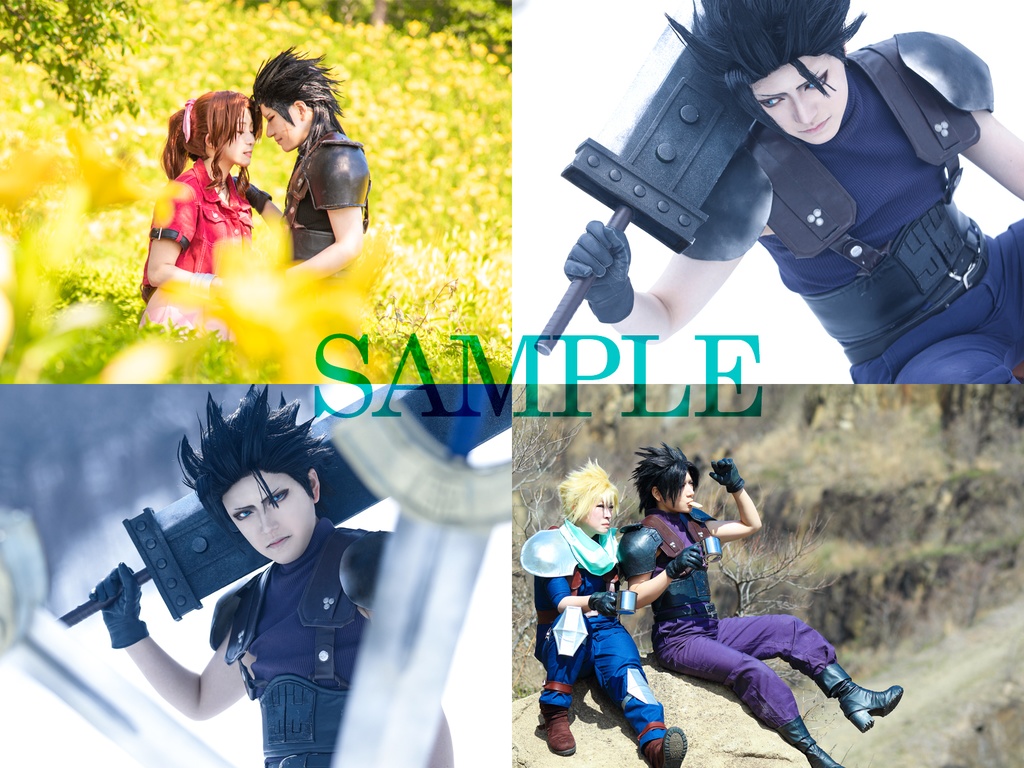 【2025/12/31迄】C101・FF7コンピ+α ザックスコスプレ写真集「ZAX」:フルカラー108P