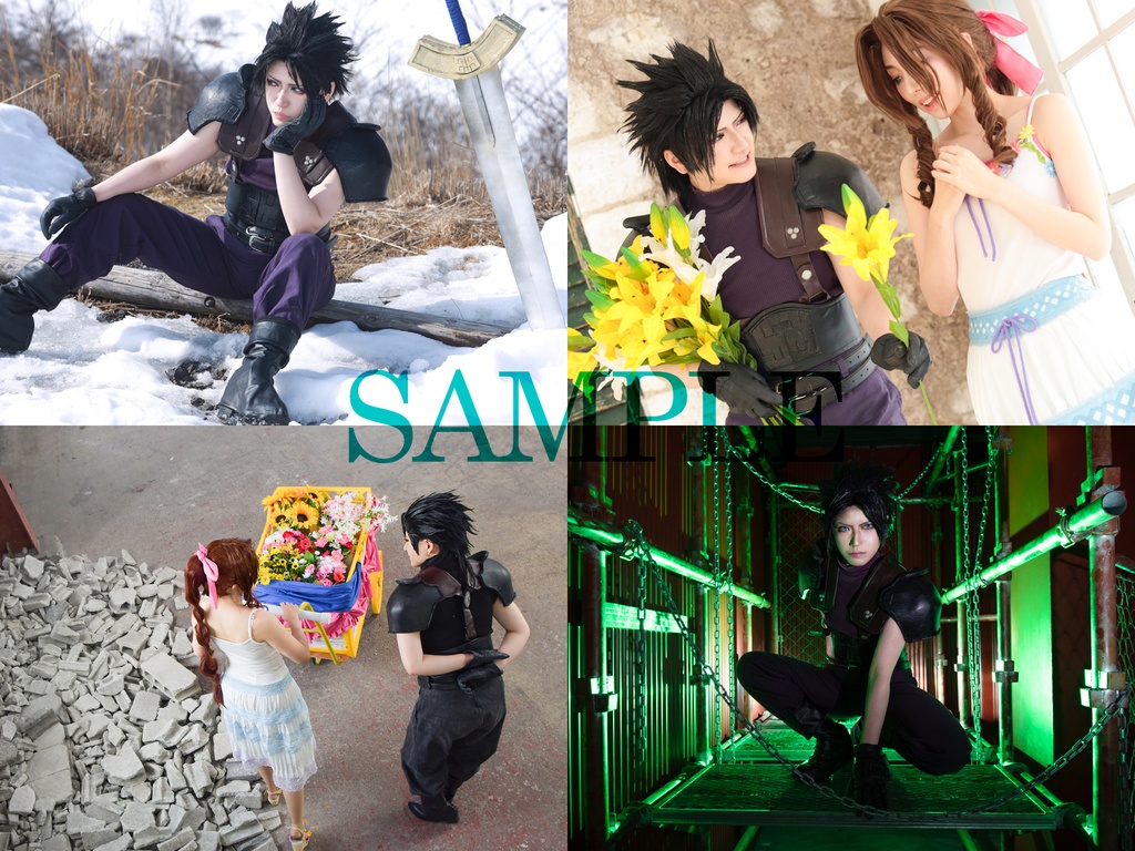 【2025/12/31迄】C101・FF7コンピ+α ザックスコスプレ写真集「ZAX」:フルカラー108P