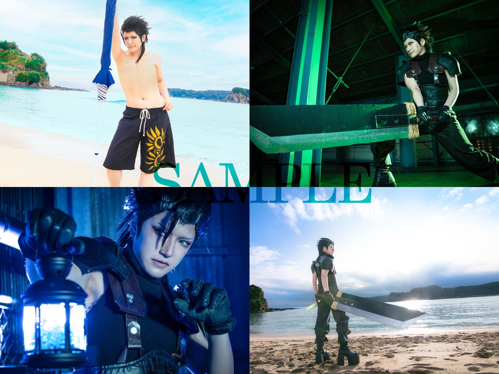 【2025/12/31迄】C101・FF7コンピ+α ザックスコスプレ写真集「ZAX」:フルカラー108P