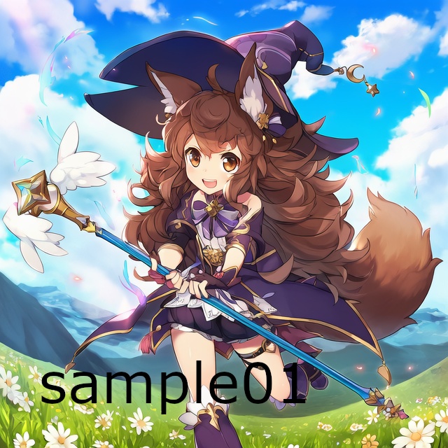 SNSアイコン　オオカミの魔法使い