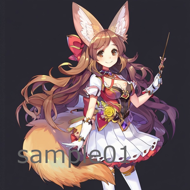 SNSアイコン　フェネックの魔法使い