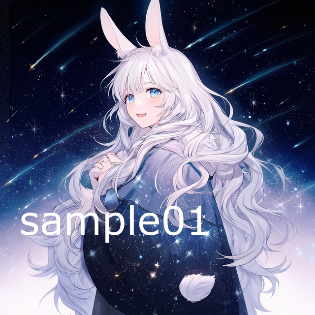 SNSアイコン　ウサギの星の歌い手