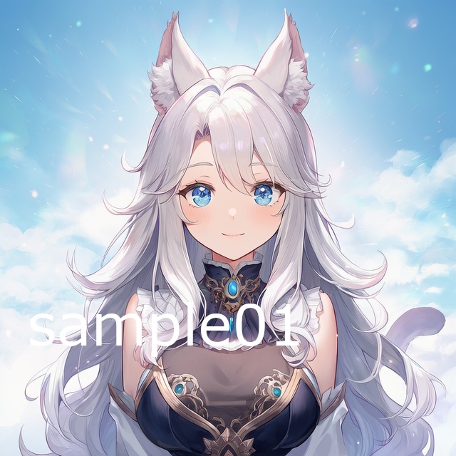 SNSアイコン　猫の光の森の守り人