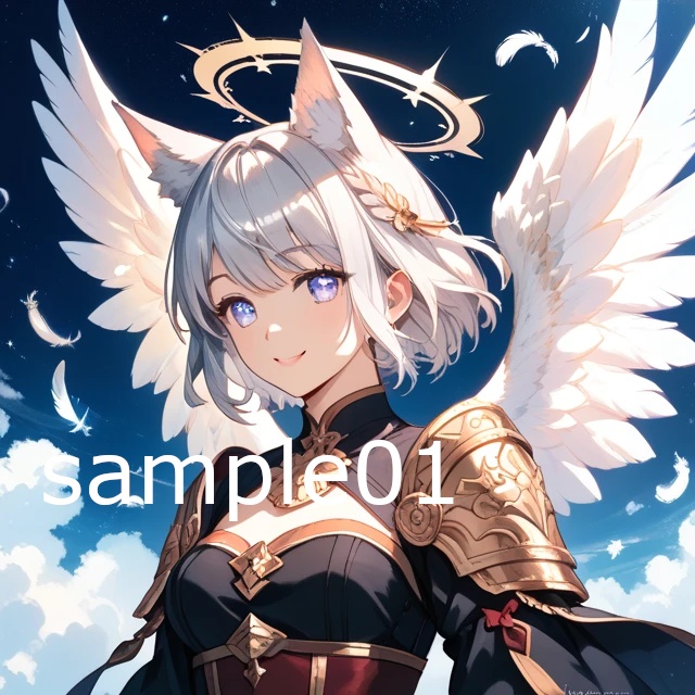 SNSアイコン　天使のオオカミ