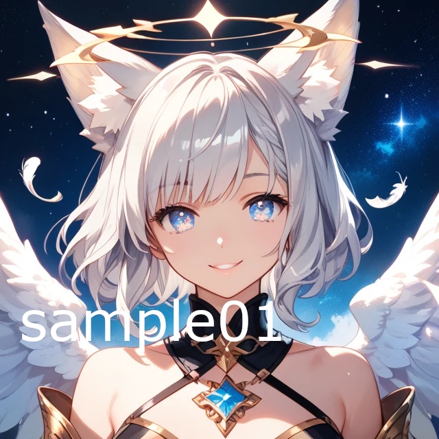 SNSアイコン　天使のキツネ